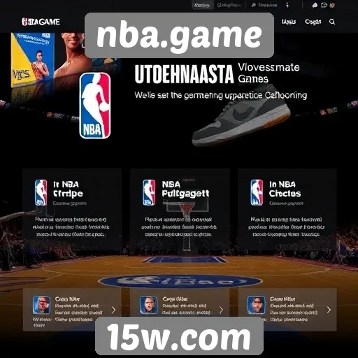 Explorando as funcionalidades do site nba.game